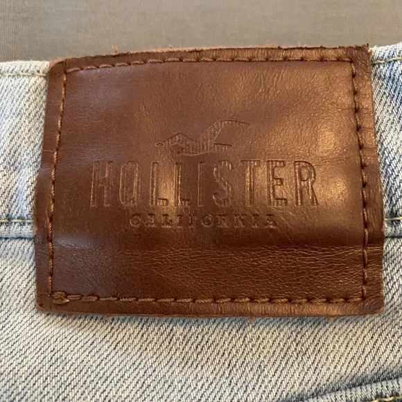 Hollister Jeans Mens 30x32 Light Wash Skinny Epic Flex Stretch Denim Blue - Picture 10 of 11